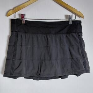 Lululemon Black Skirt Solid Women Size 8